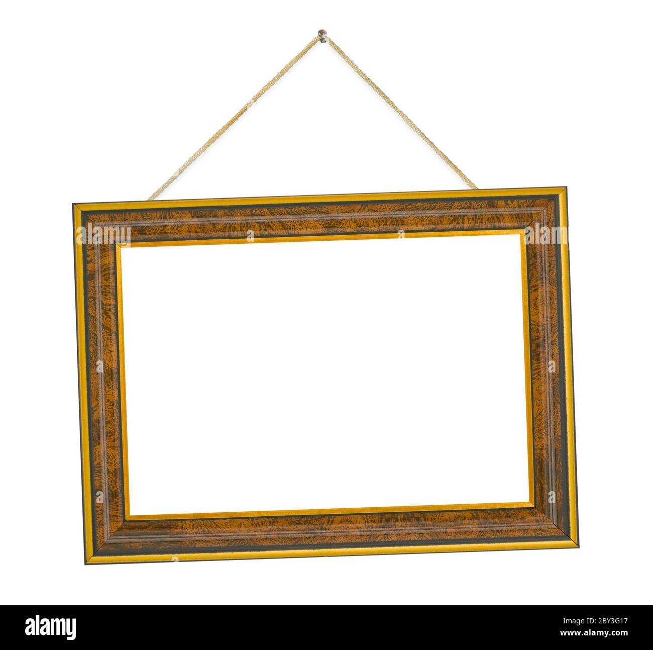 Retro frame with string Stock Photo Alamy