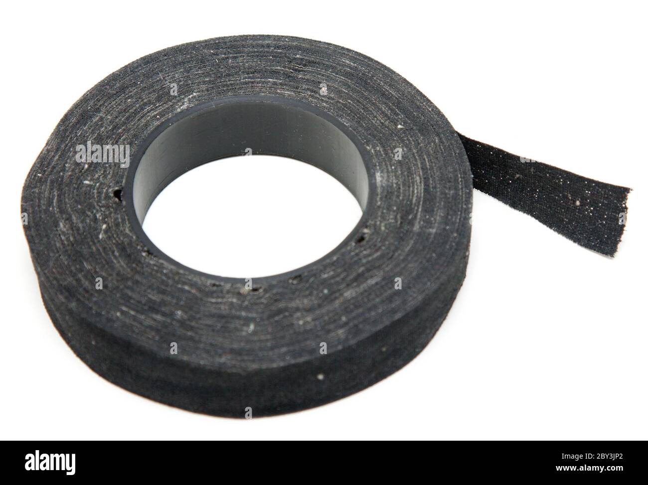 Electric tape, sticky blackenning Stock Photo Alamy