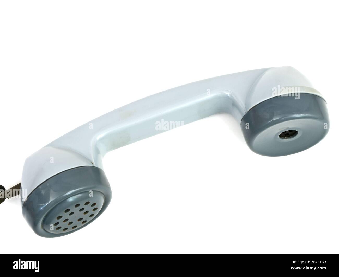 old telephone handset Stock Photo Alamy