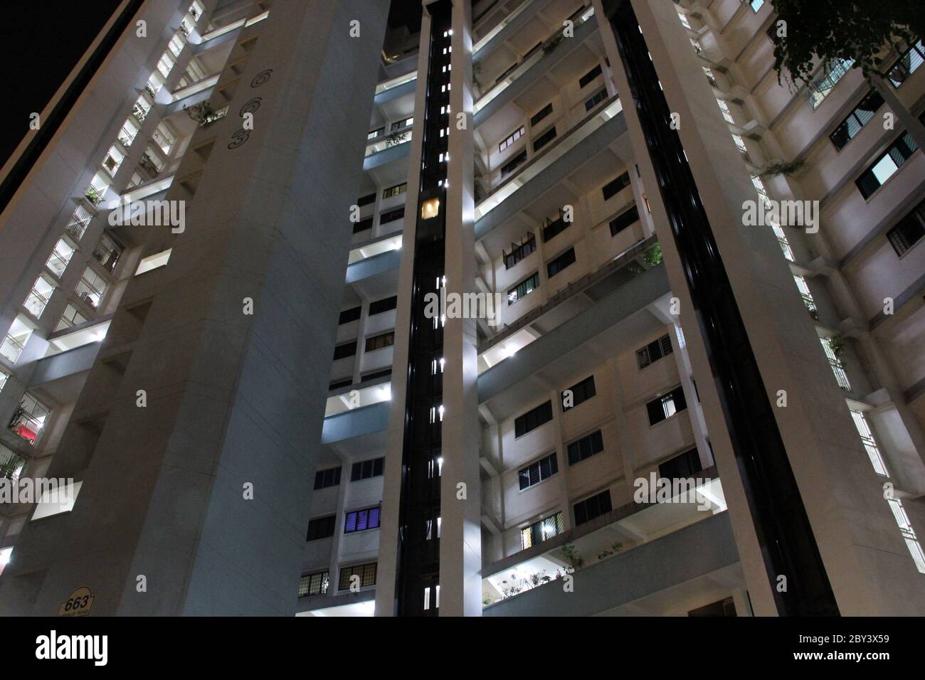 flats (?) buildings in singapore Stock Photo