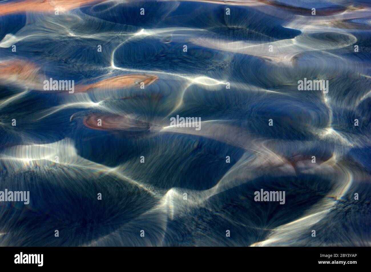 swimming pool wave pattern background Stock Photo - Alamy
