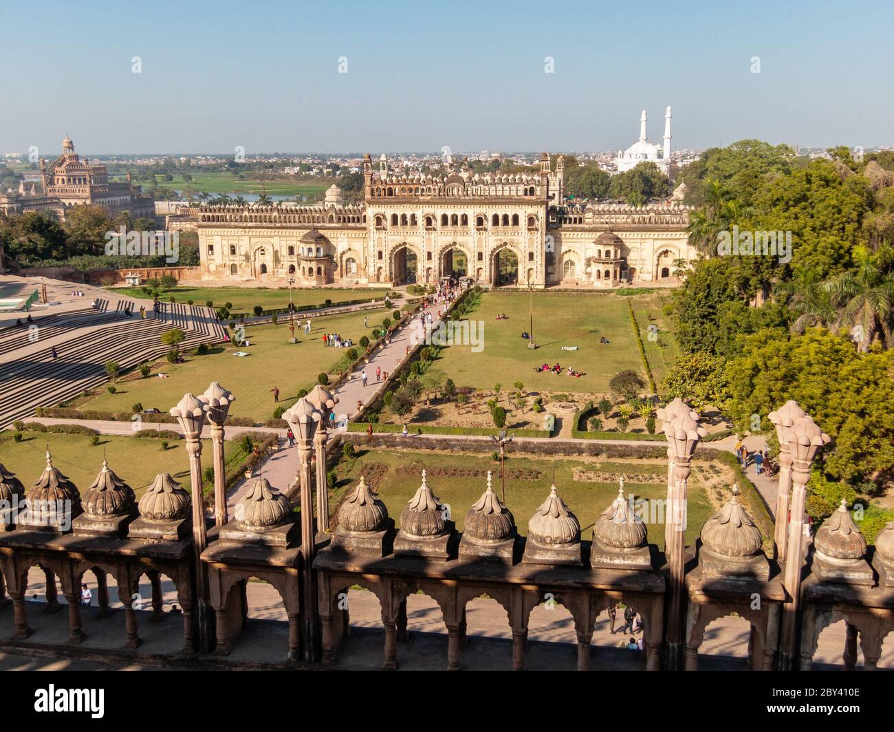 Lucknow, Uttar Pradesh, India - February 2015: A view of the Mughal ...