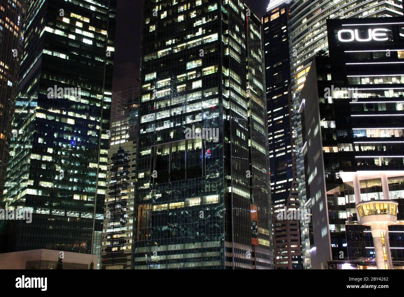 buildings in singapore Stock Photo