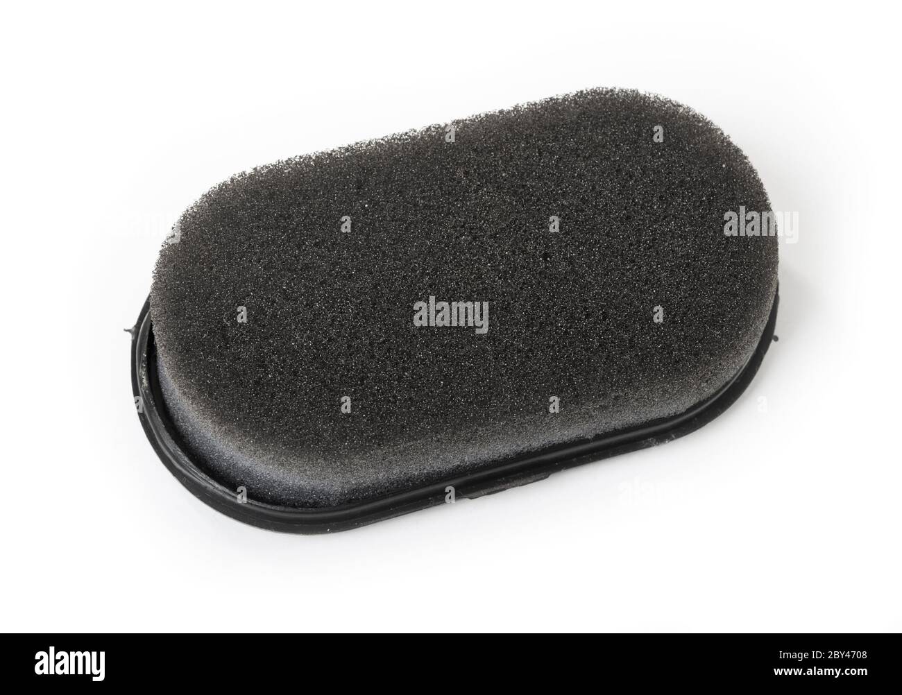 Shoe shine sponge, isolated on white Stock Photo - Alamy