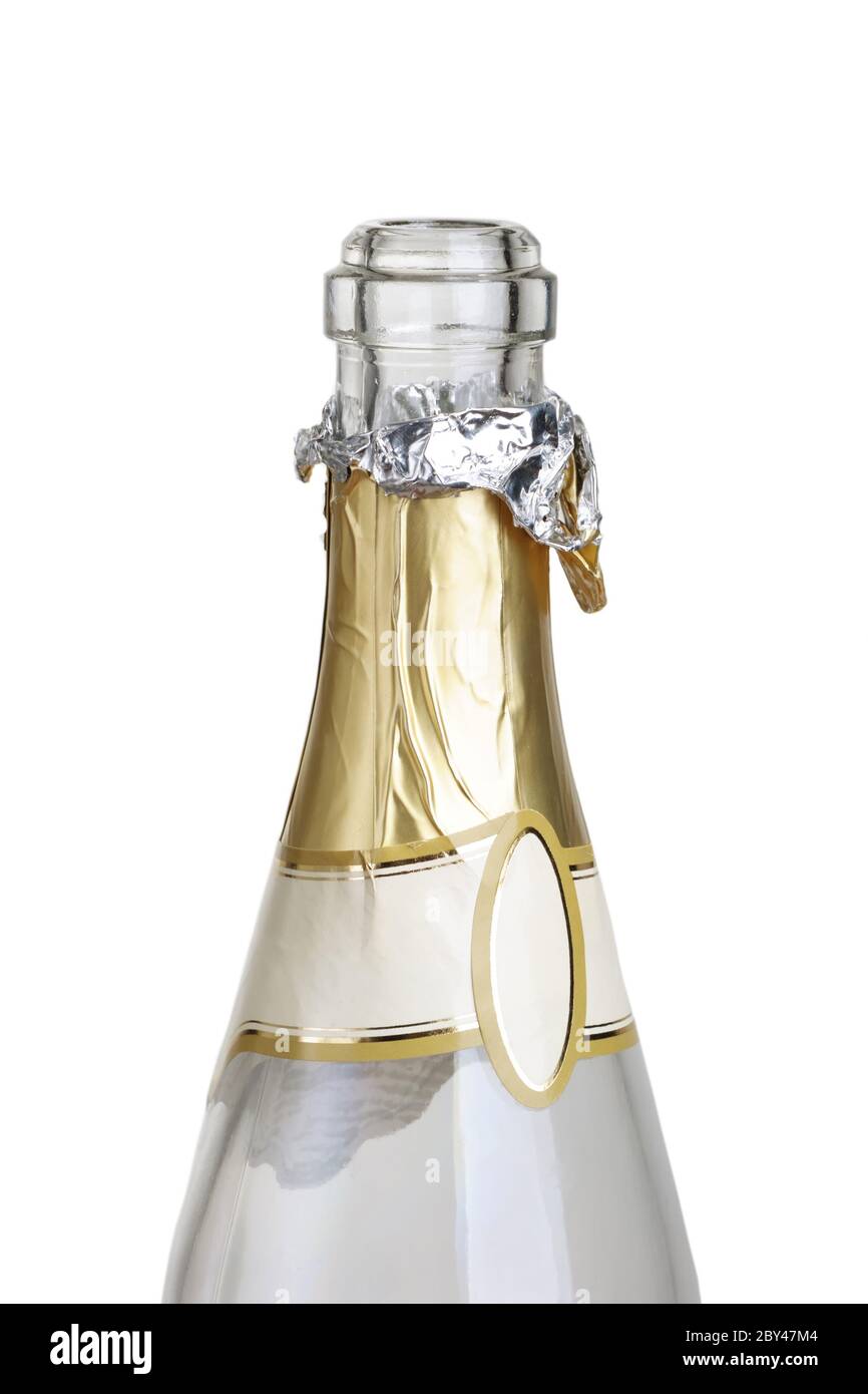 Bottle of champagne Stock Photo