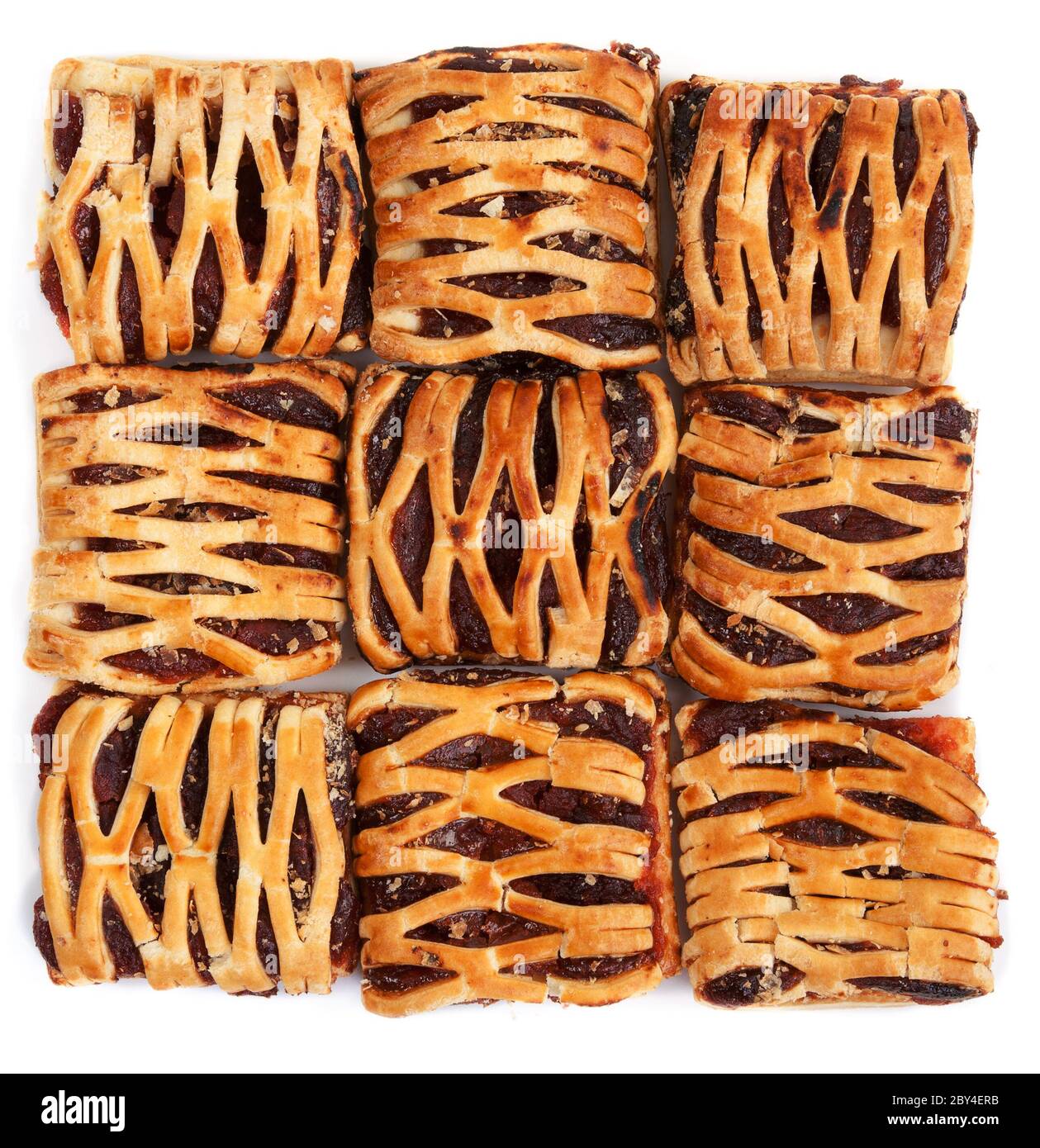 Sweet biscuits and jam Stock Photo Alamy