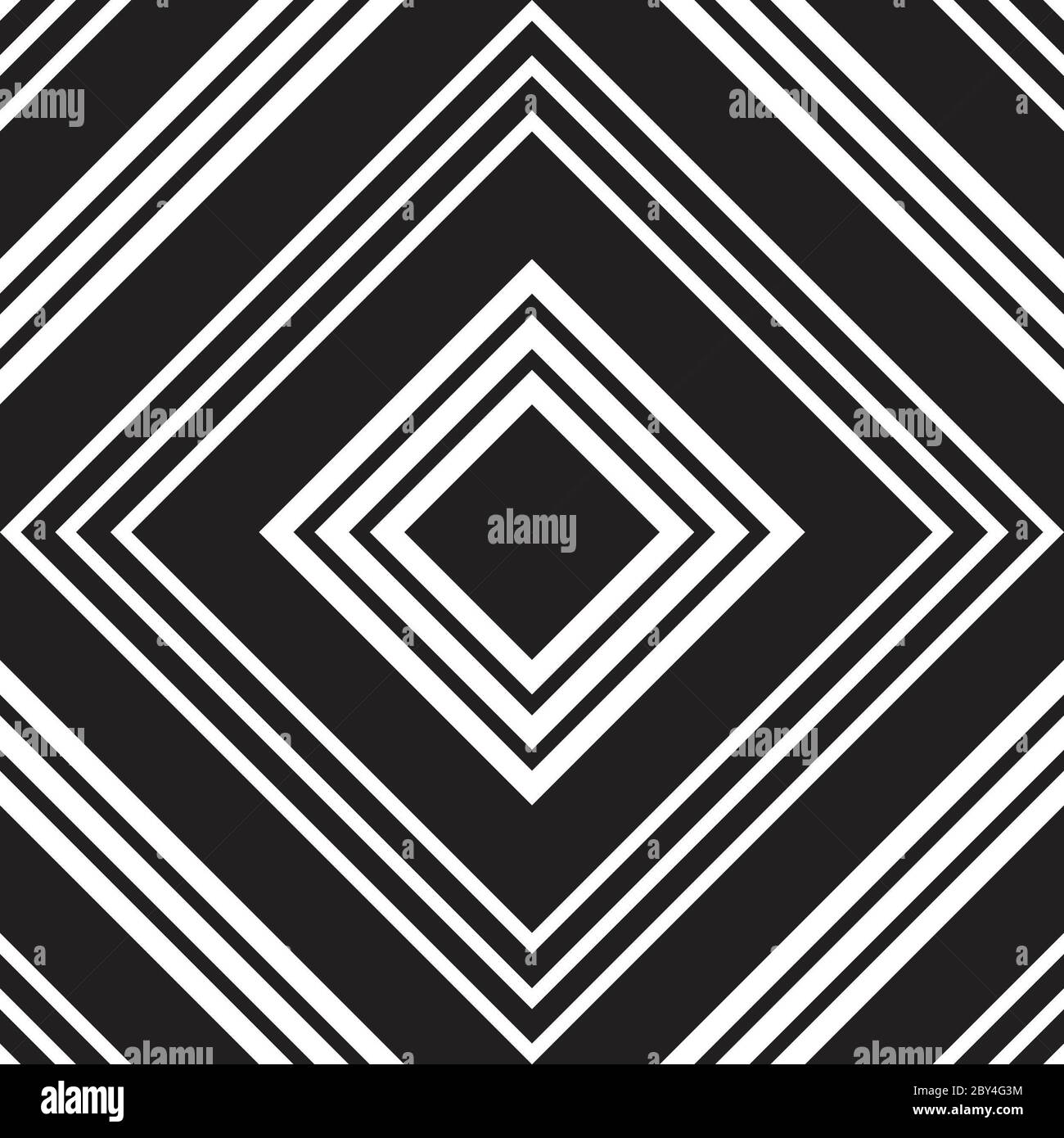 Black and white Argyle diagonal striped seamless pattern background ...
