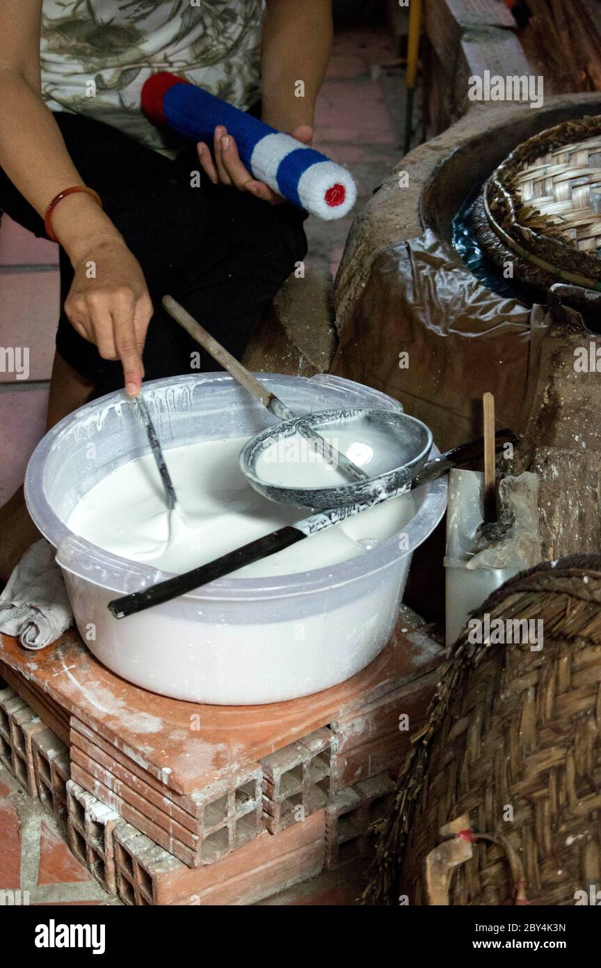 Handmade Paper Making Stock Photo Alamy