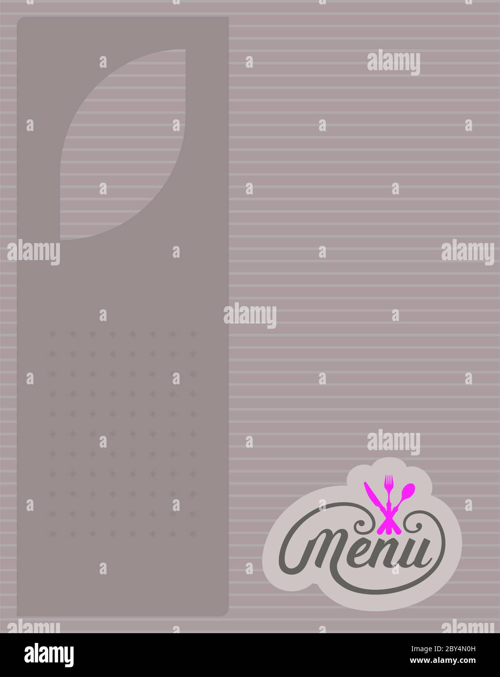 Menu Card Design Template Vector Illustration Stock Vector Image & Art ...