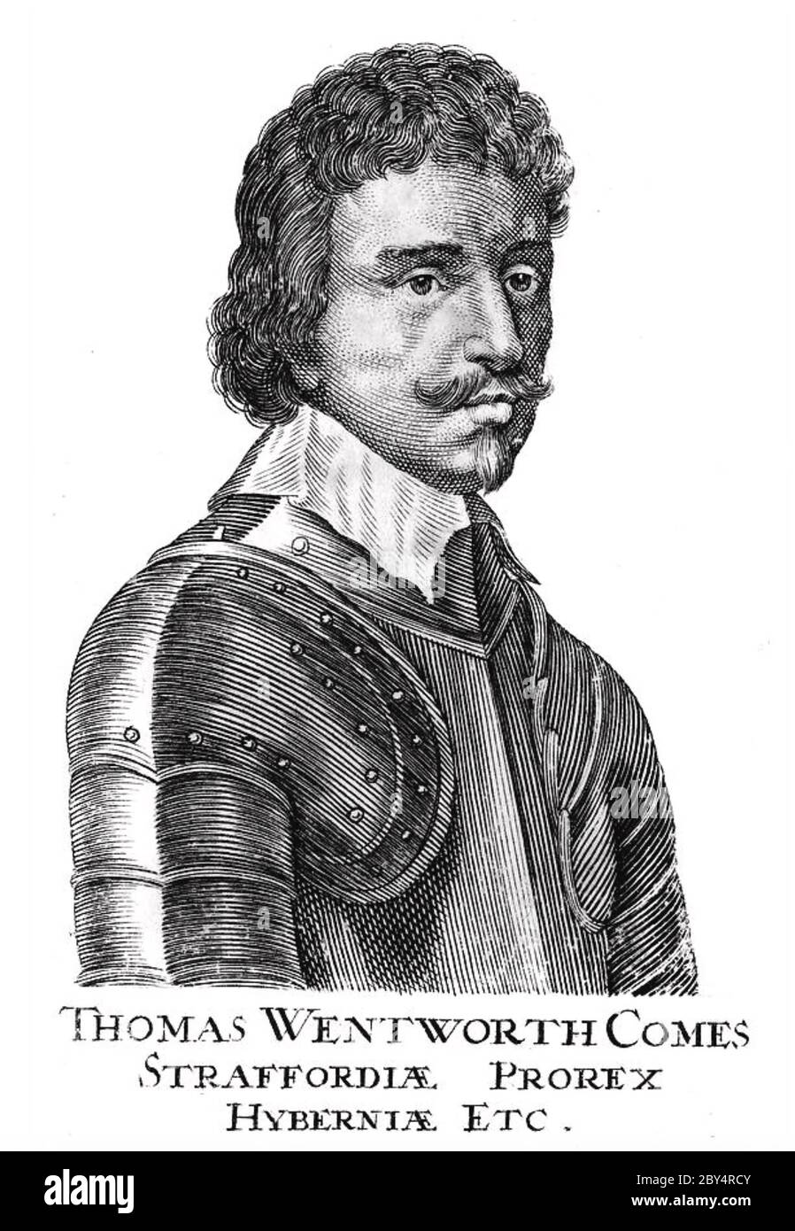 THOMAS WENTWORTH, 1st Earl of Strafford (1593-1641) English statesman, Lord Deputy of Ireland. Stock Photo