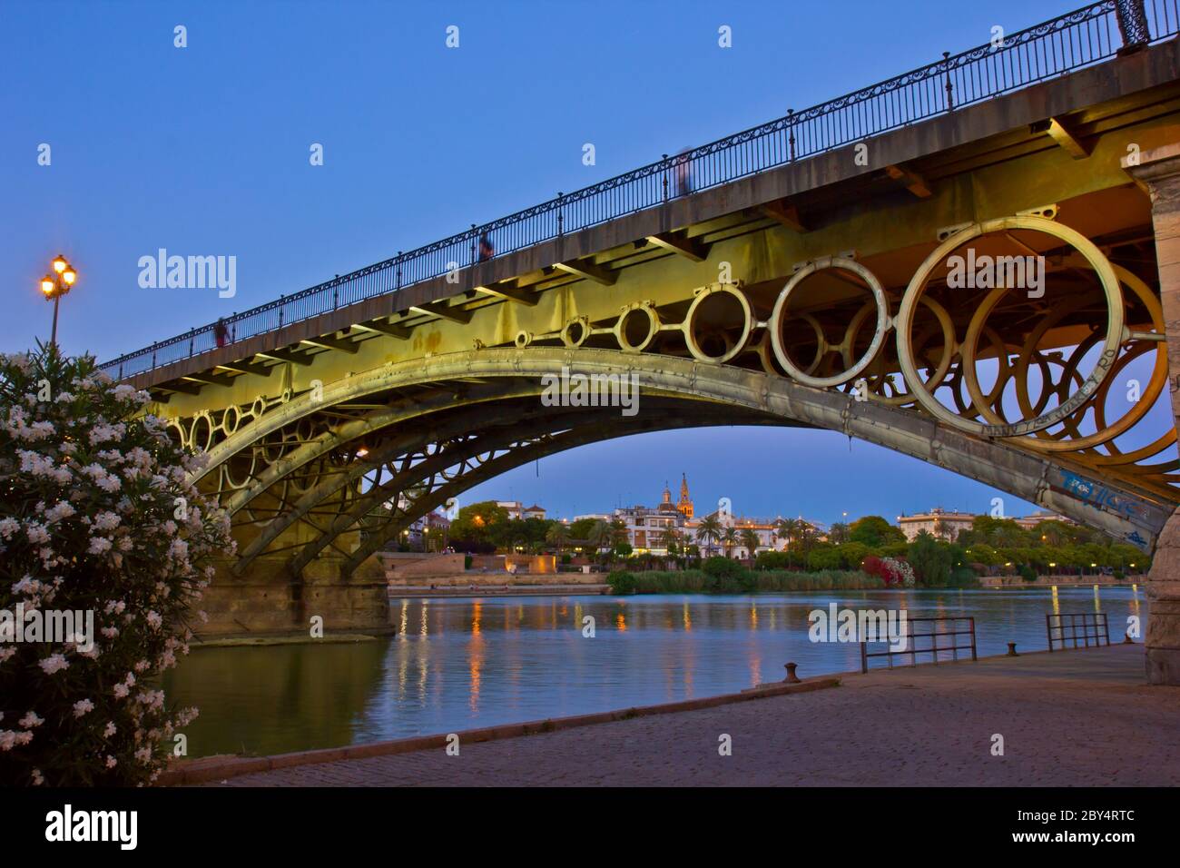 Seville night view hi-res stock photography and images - Alamy