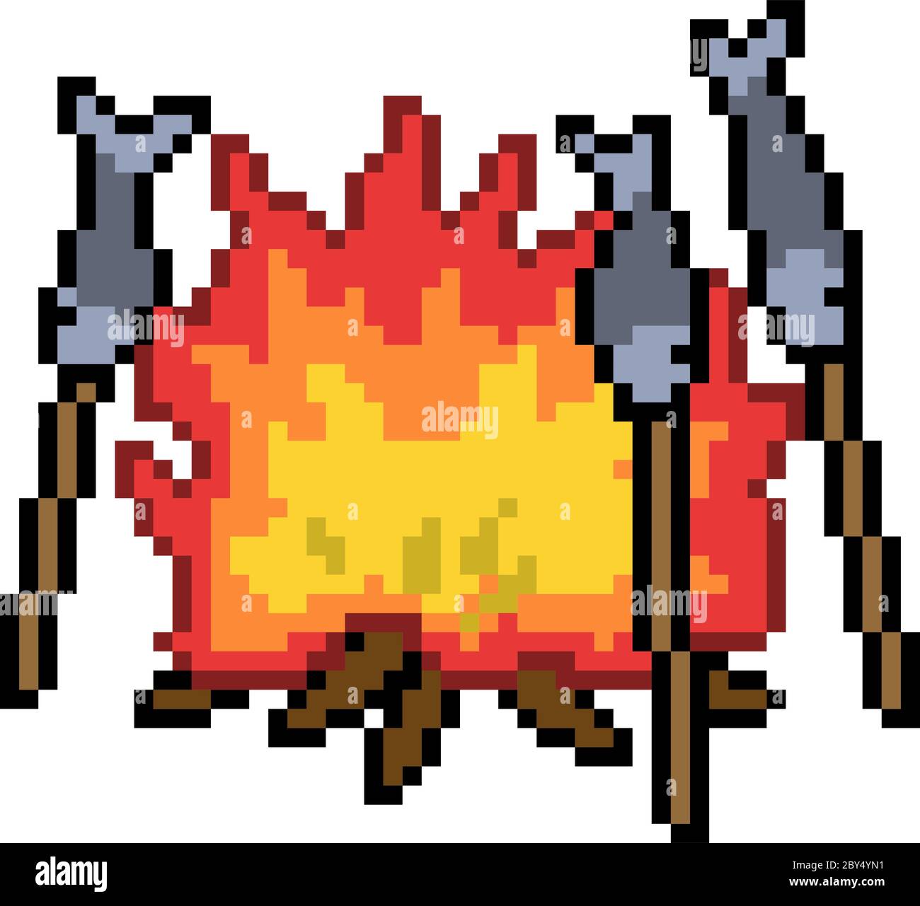 Camp cook Stock Vector Images - Alamy