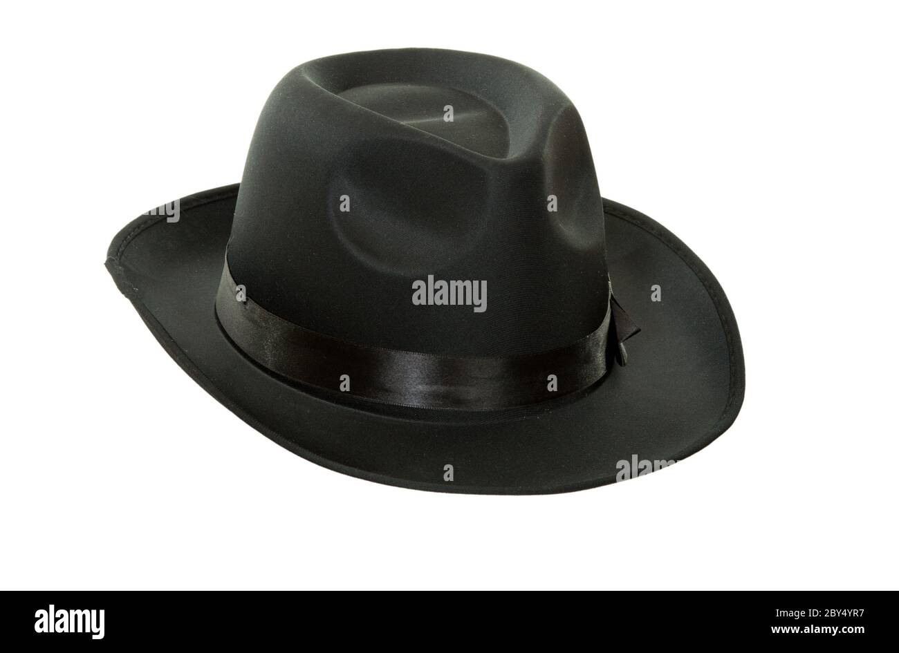 Men's black felt hat Stock Photo Alamy