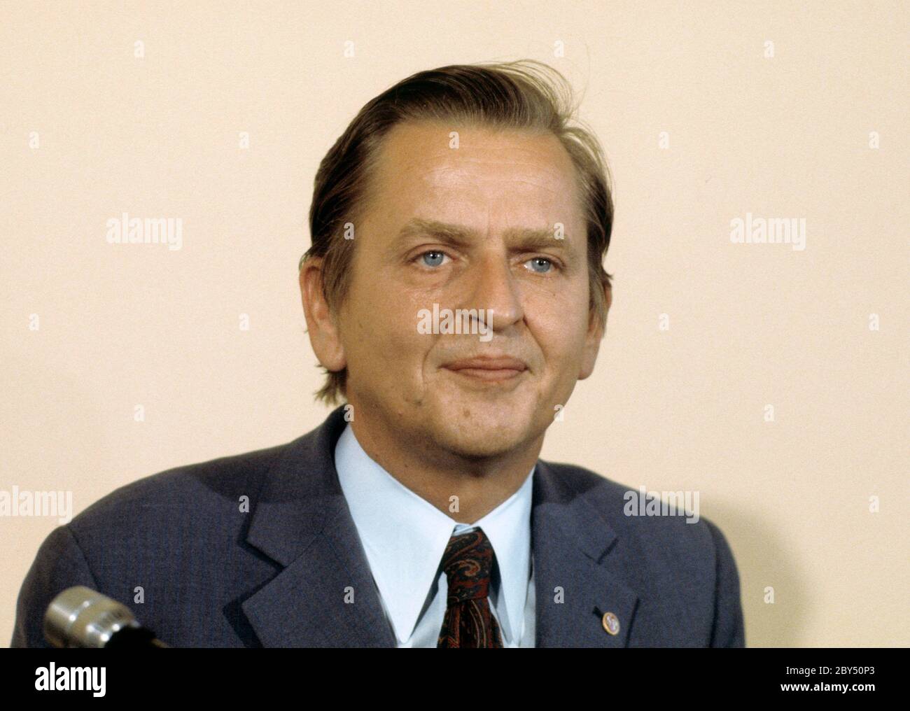 Olof Palme. Swedish social democratic politican and prime minister. Born october 14 1927. Murdered february 28 1985. Pictured here in the 1970s Stock Photo
