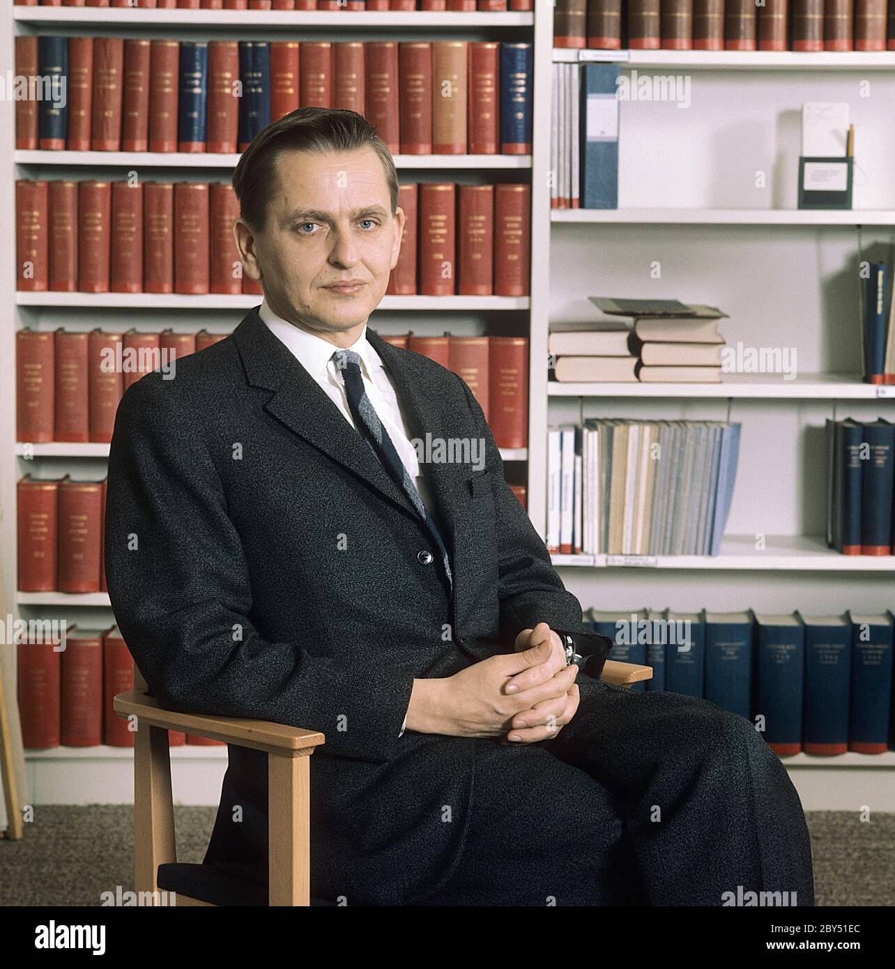 Olof Palme. Swedish social democratic politican and prime minister. Born october 14 1927. Murdered february 28 1985. Pictured here in on january 9 1971 Stock Photo