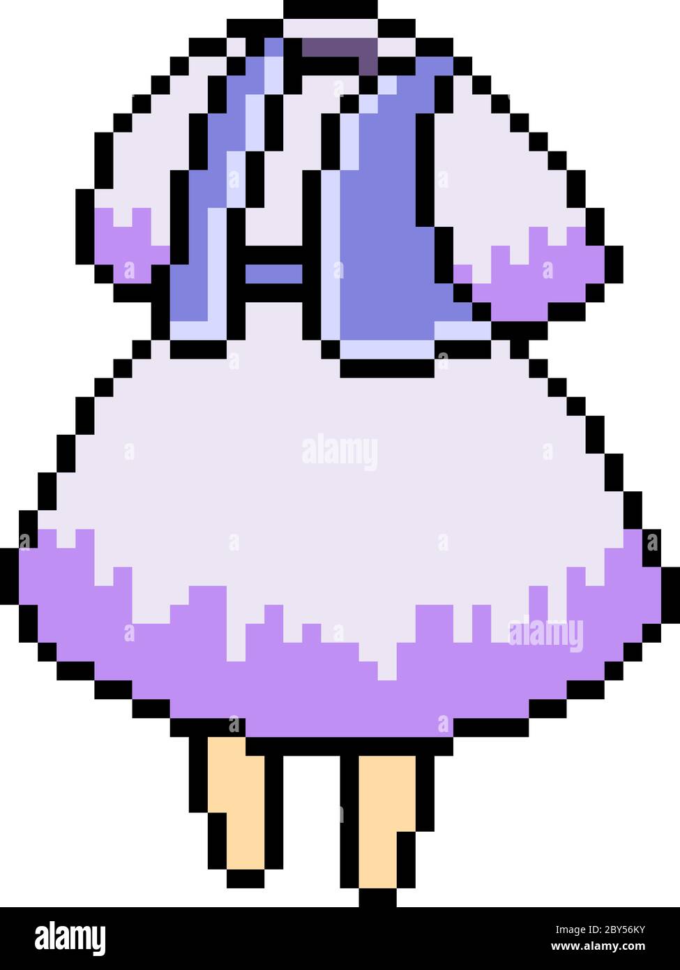 vector pixel art dress isolated Stock Vector Image & Art Alamy