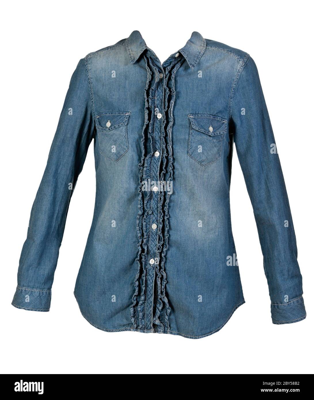 blue jean shirt Stock Photo - Alamy