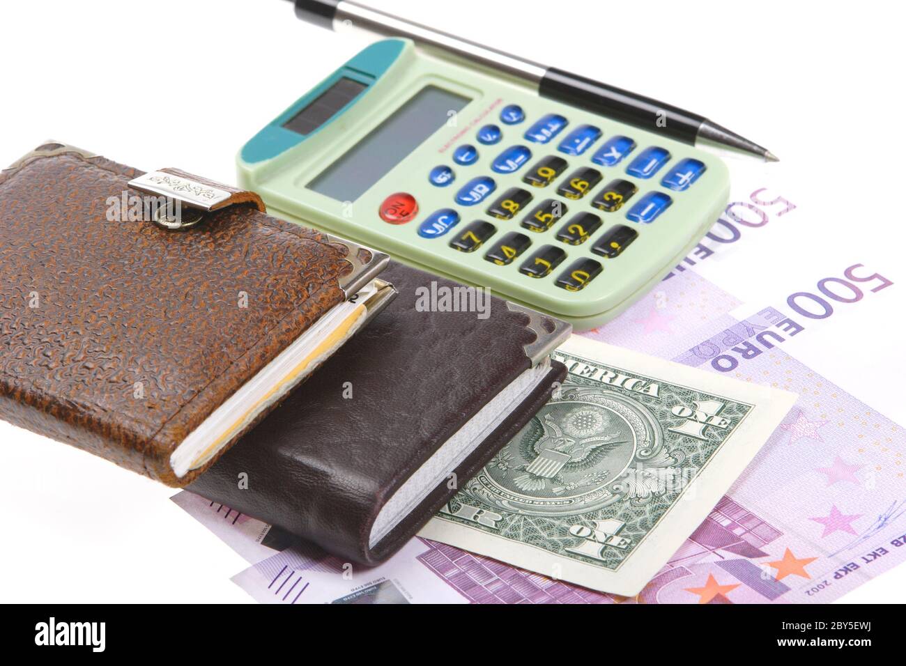 Still life with Calculator Stock Photo