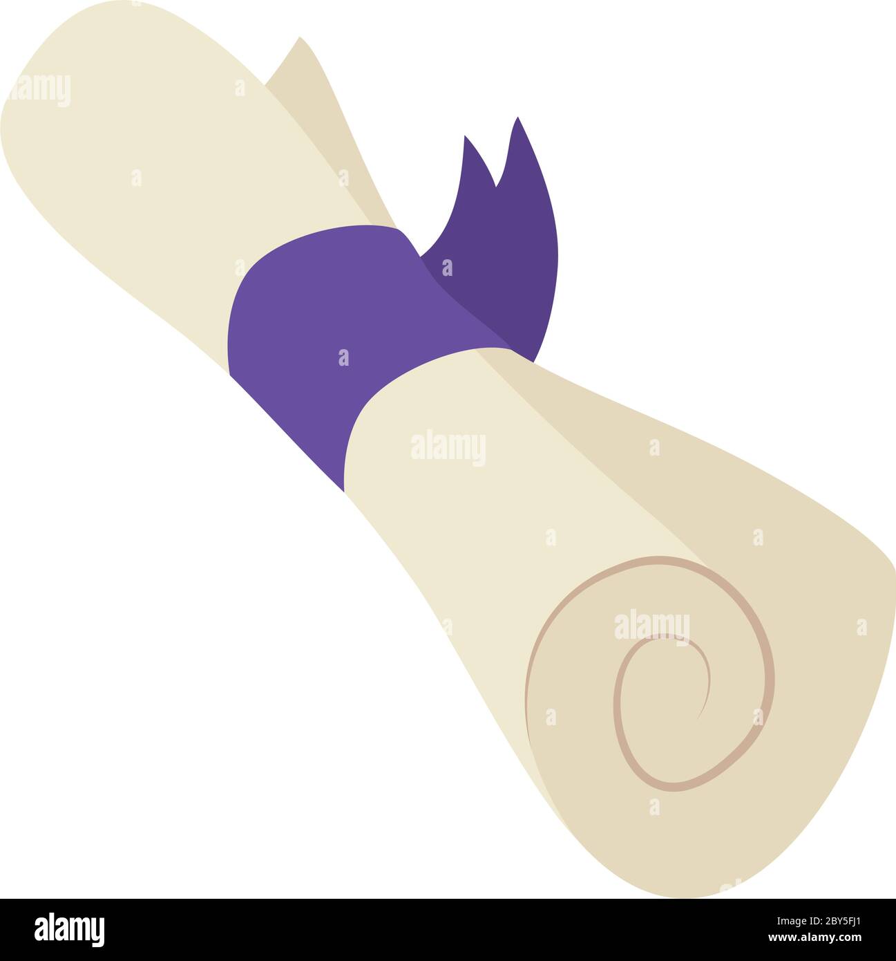 diploma graduation roll isolated icon vector illustration design Stock ...