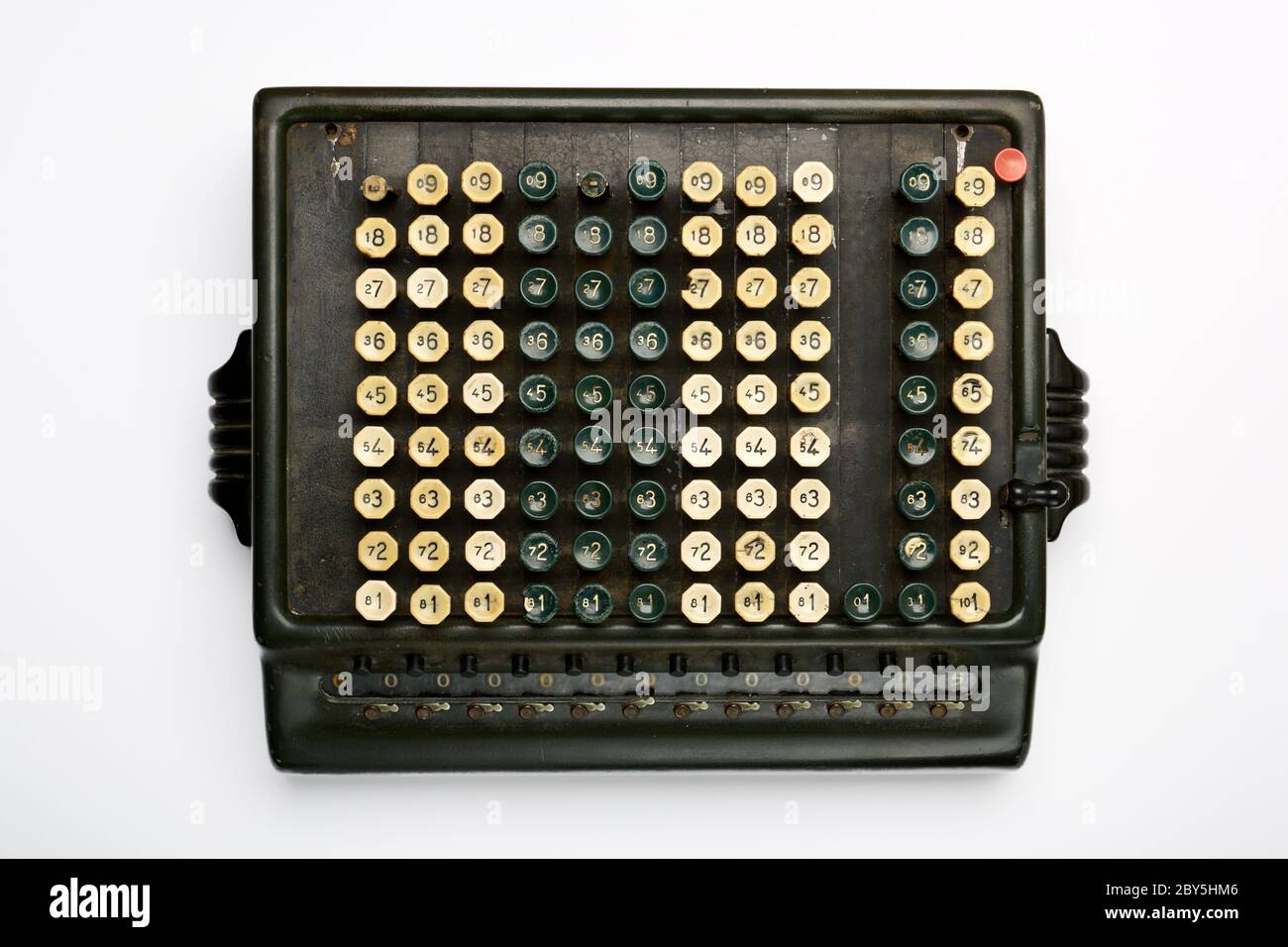 A photograph of a London Computator Corporation comptometer. Vintage ...