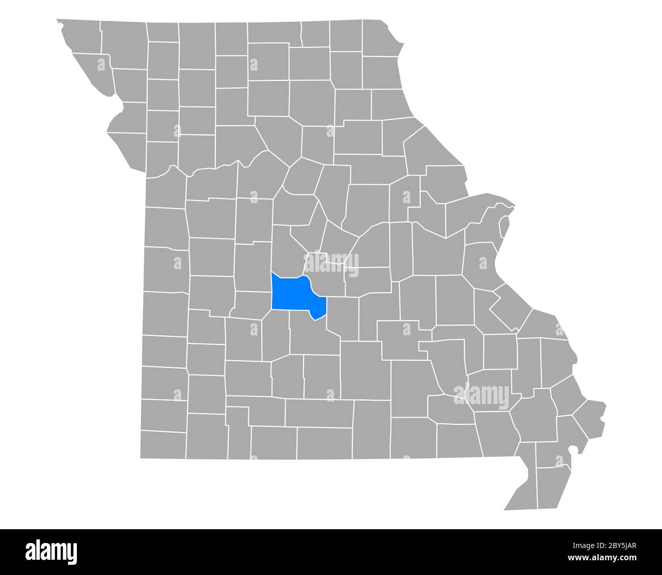 Map of Camden in Missouri Stock Photo Alamy