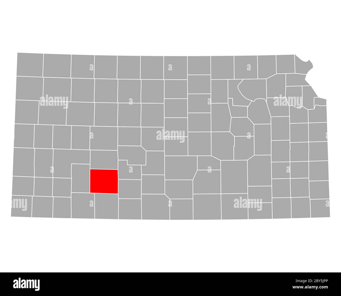 Map of Ford in Kansas Stock Photo Alamy