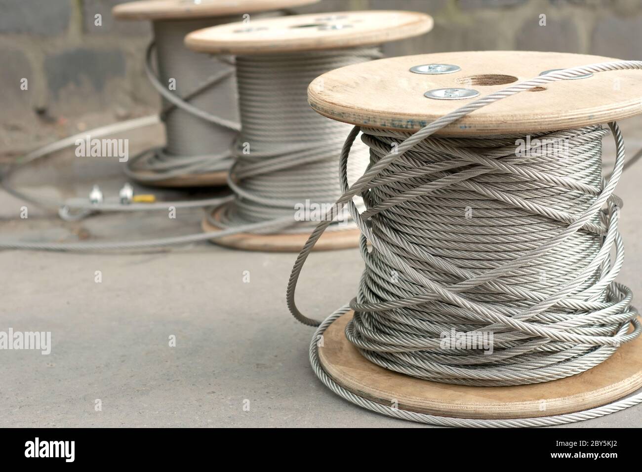 Copper Wire Spools High Resolution Stock Photography and Images - Alamy