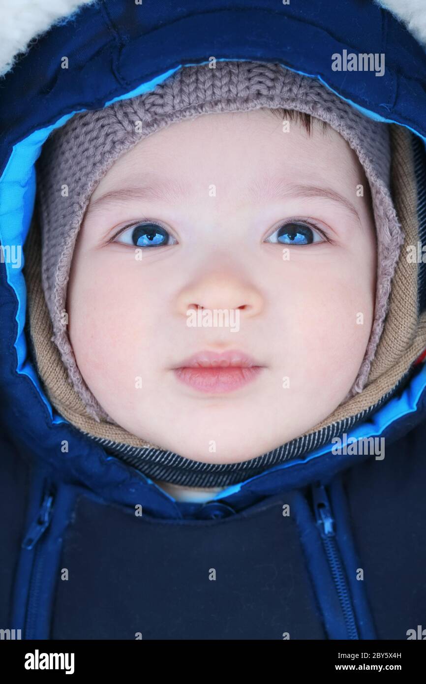 adorable baby, soft focus Stock Photo