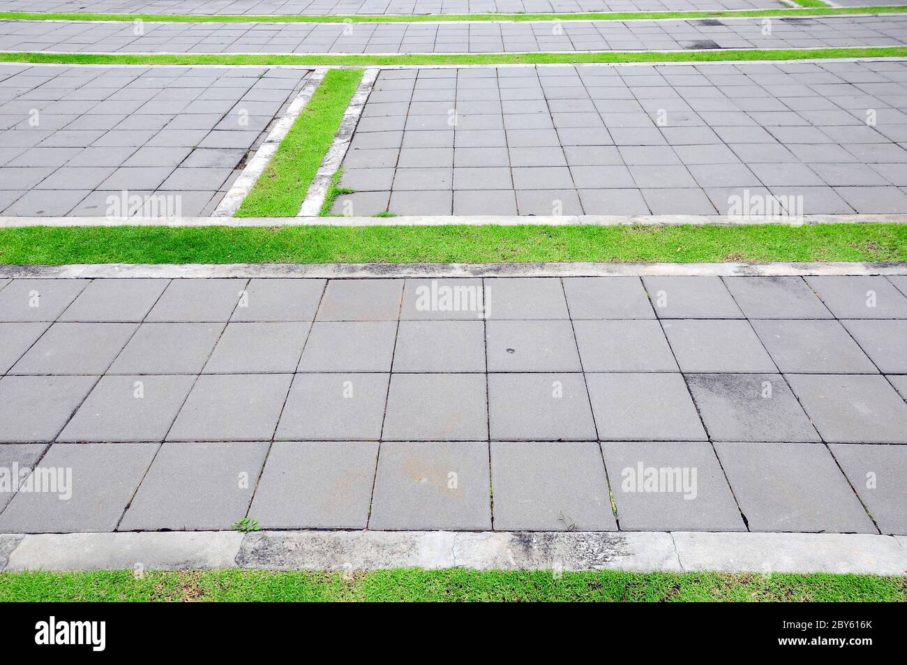Brick Color Walkway Stock Photo - Alamy