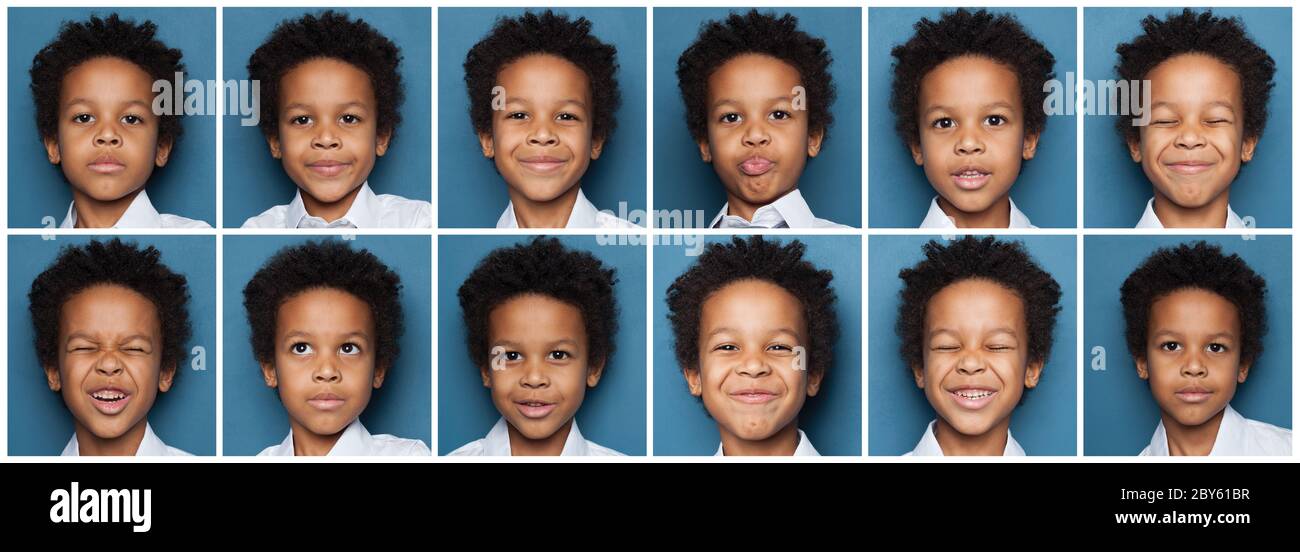 Faces collage smiling hi-res stock photography and images - Alamy