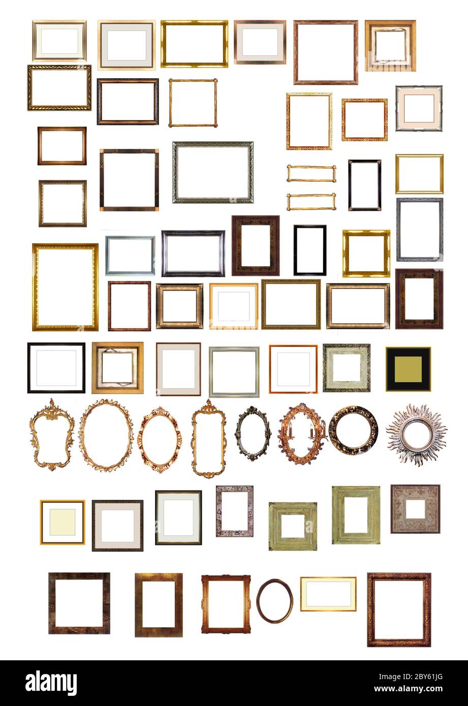 Gold frames hires stock photography and images Alamy