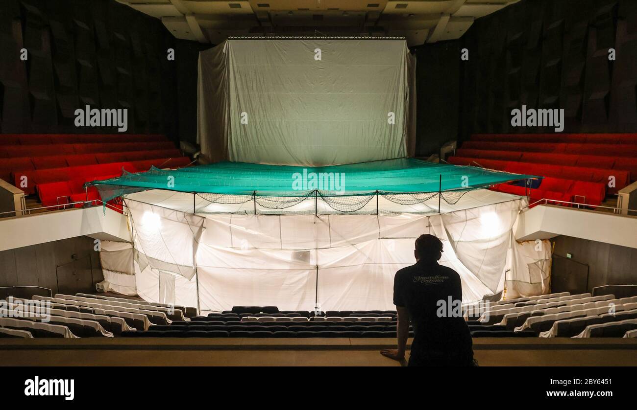 24 October 2021, Saxony, Leipzig: The Gaudium, the canteen of the  Gewandhaus. On Sunday, the concert hall welcomed guests to its open day and  allowed glimpses behind the scenes as well as