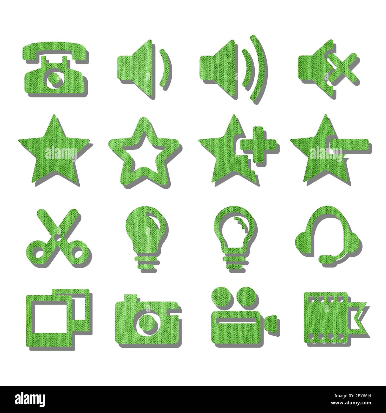 Email communication icon set Cut Out Stock Images Pictures Alamy