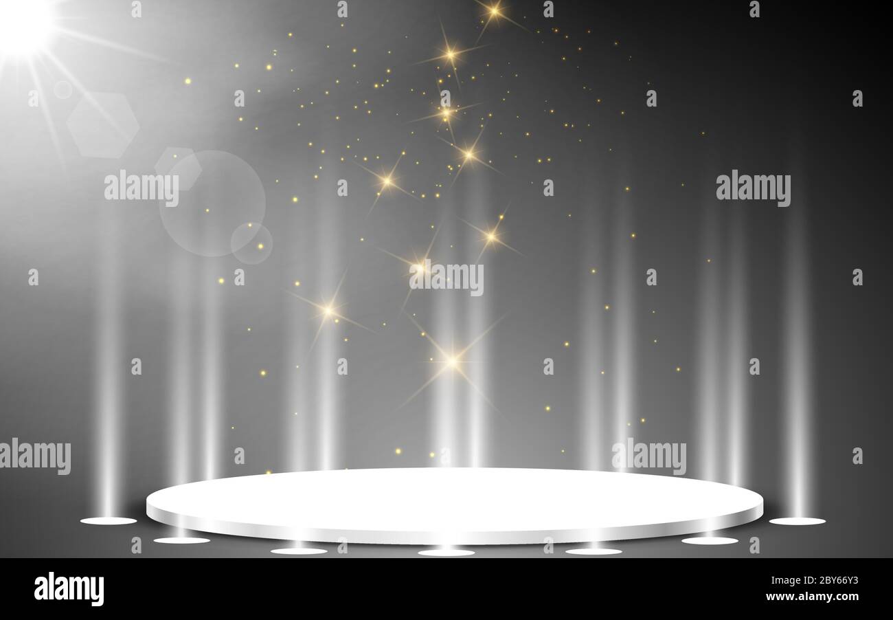 Stage white smoke spotlight hi-res stock photography and images - Alamy