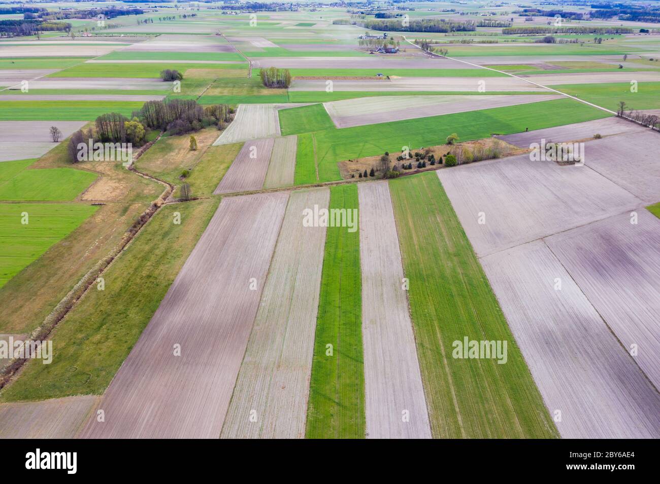 Aerial view dry corn field hi-res stock photography and images - Alamy