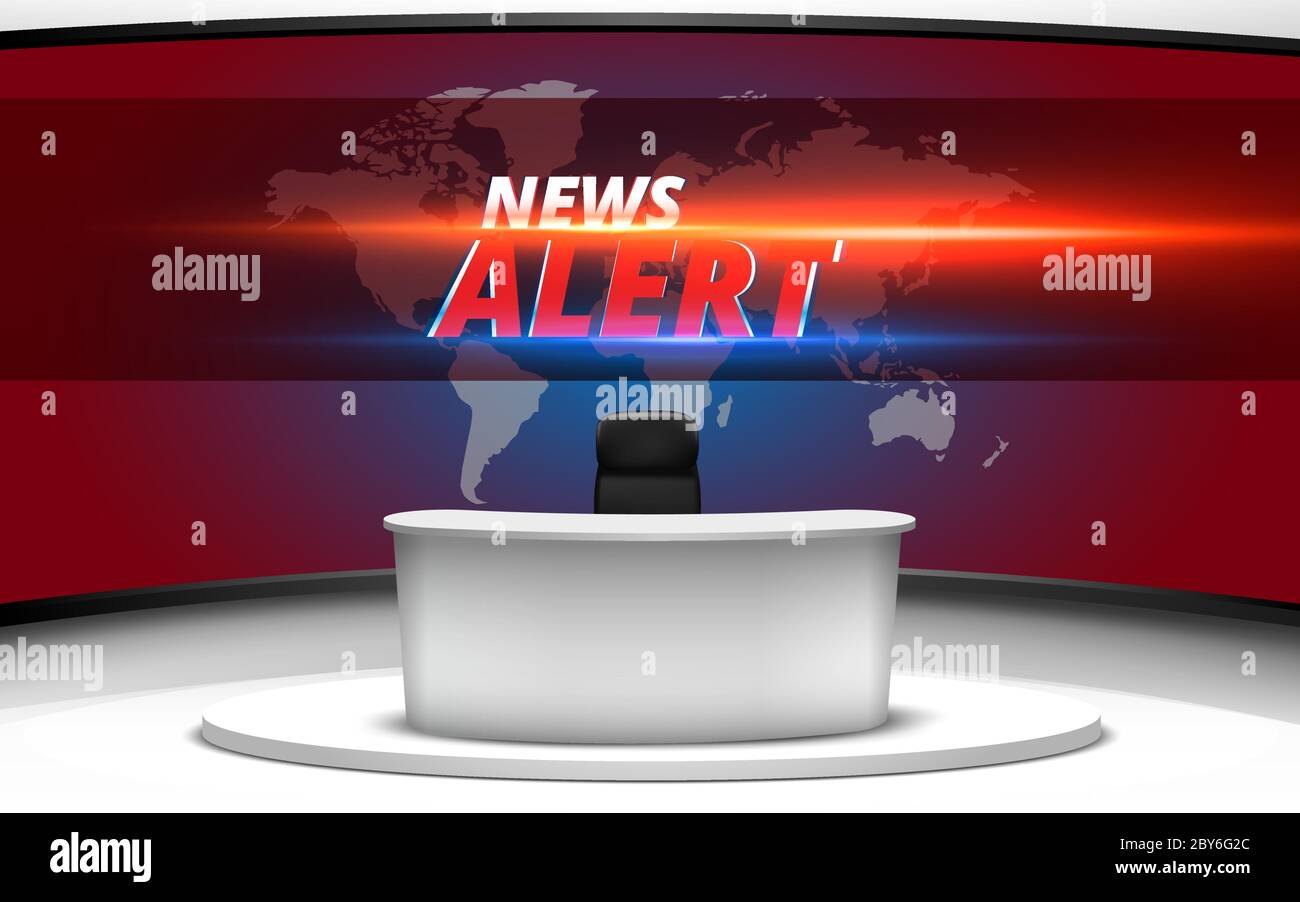 White Table And News Alert On Lcd Background In The News Studio Room Stock Vector Image Art Alamy White Table And News Alert On Lcd Background In The News Studio Room Stock Vector Image Art Alamy