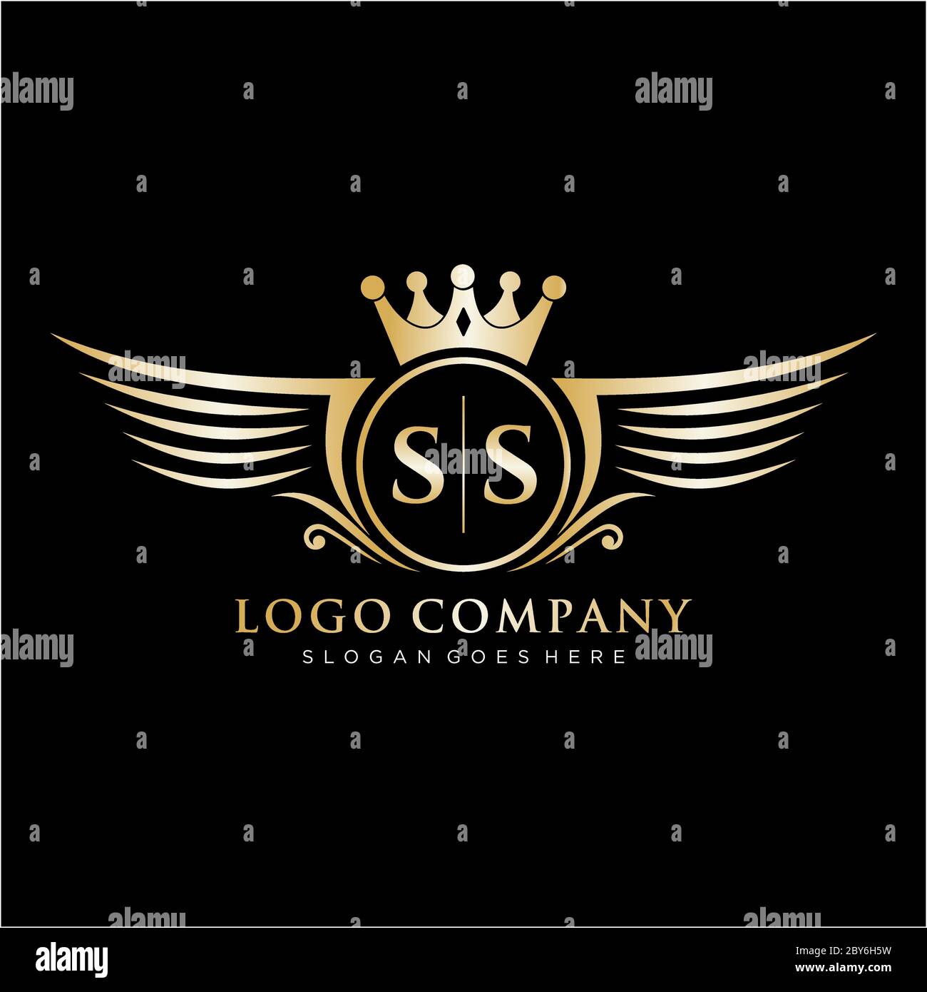 Letter SS Signature Logo Template Vector 11422913 Vector Art at Vecteezy