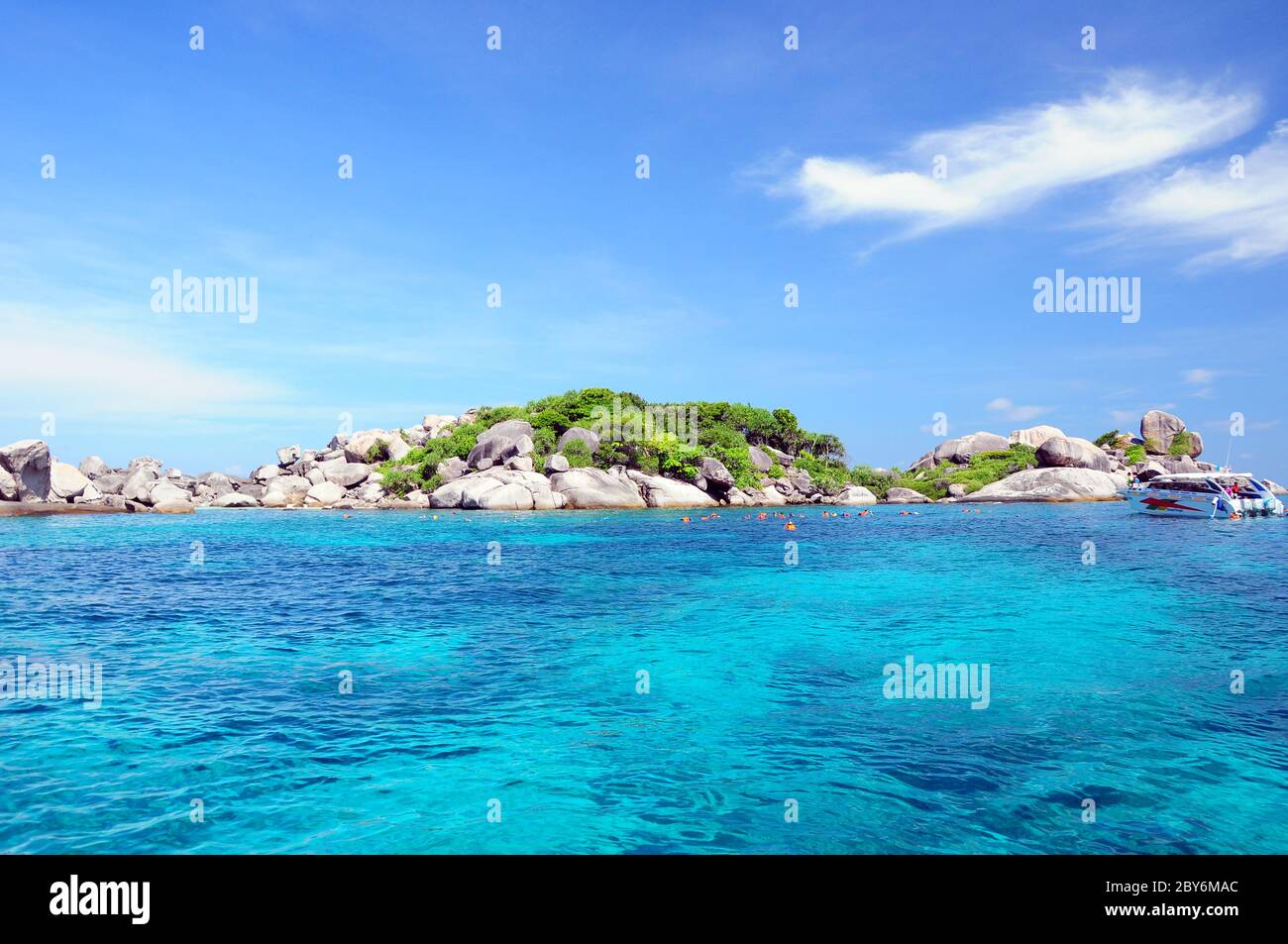 Similan Islands Paradise Bay, Thailand Stock Photo