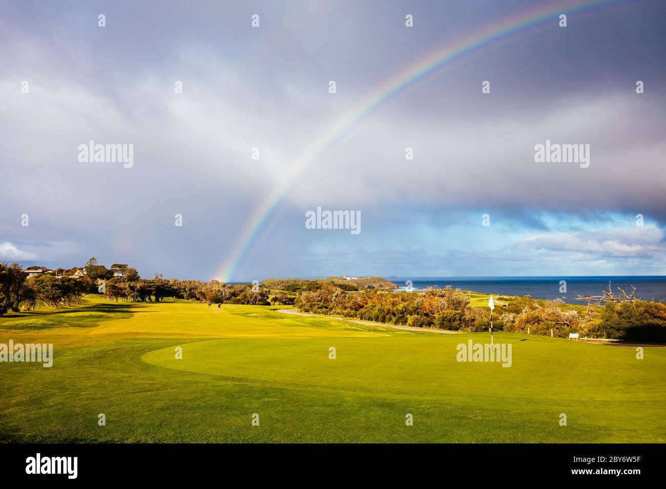 Flinders Golf Course on Mornington Peninsula Australia Stock Photo Alamy