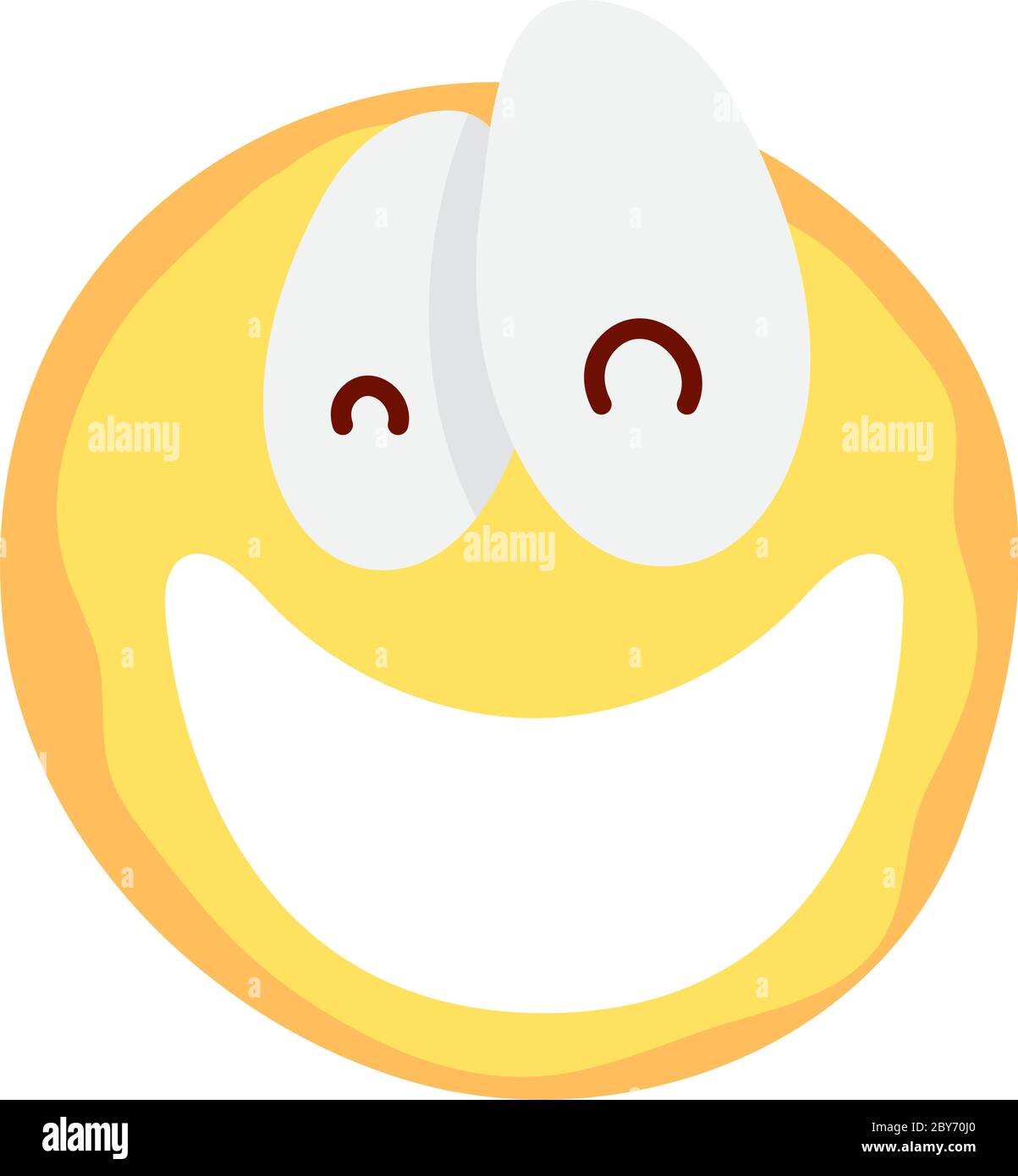 crazy emoji face fools day icon vector illustration design Stock Vector ...