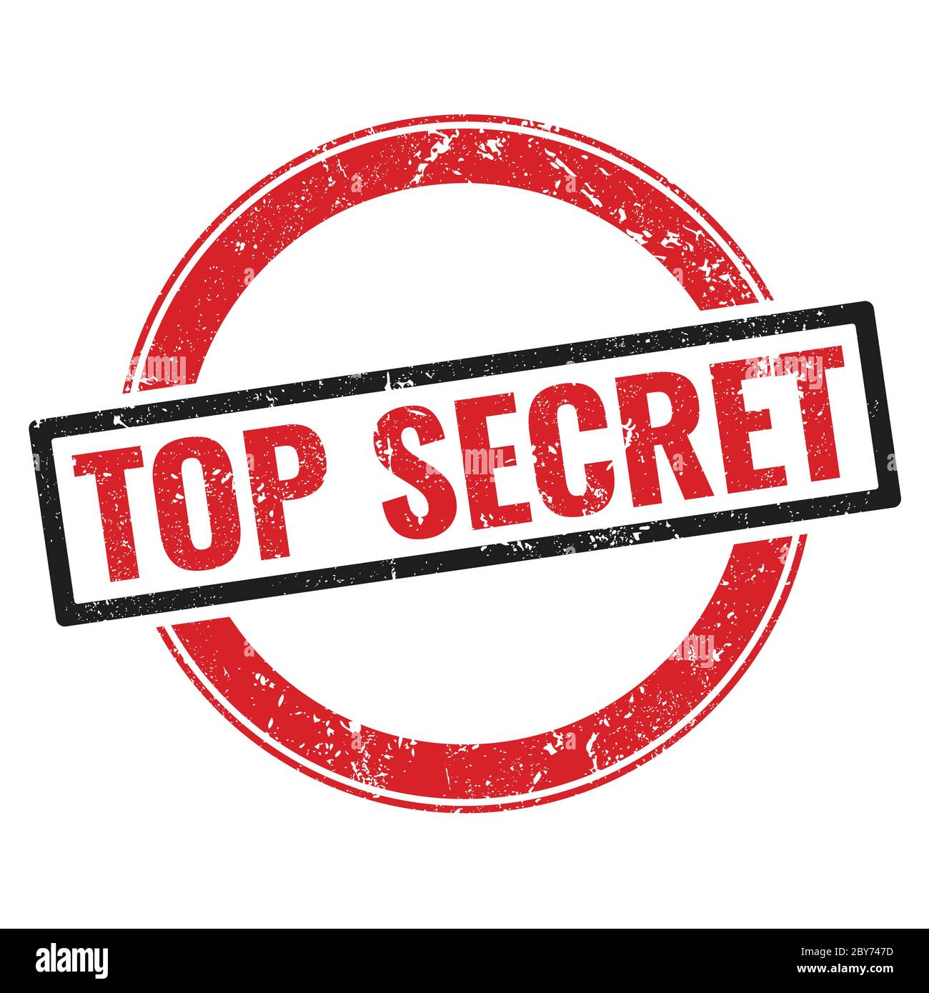 TOP SECRET red black stamp Stock Photo - Alamy