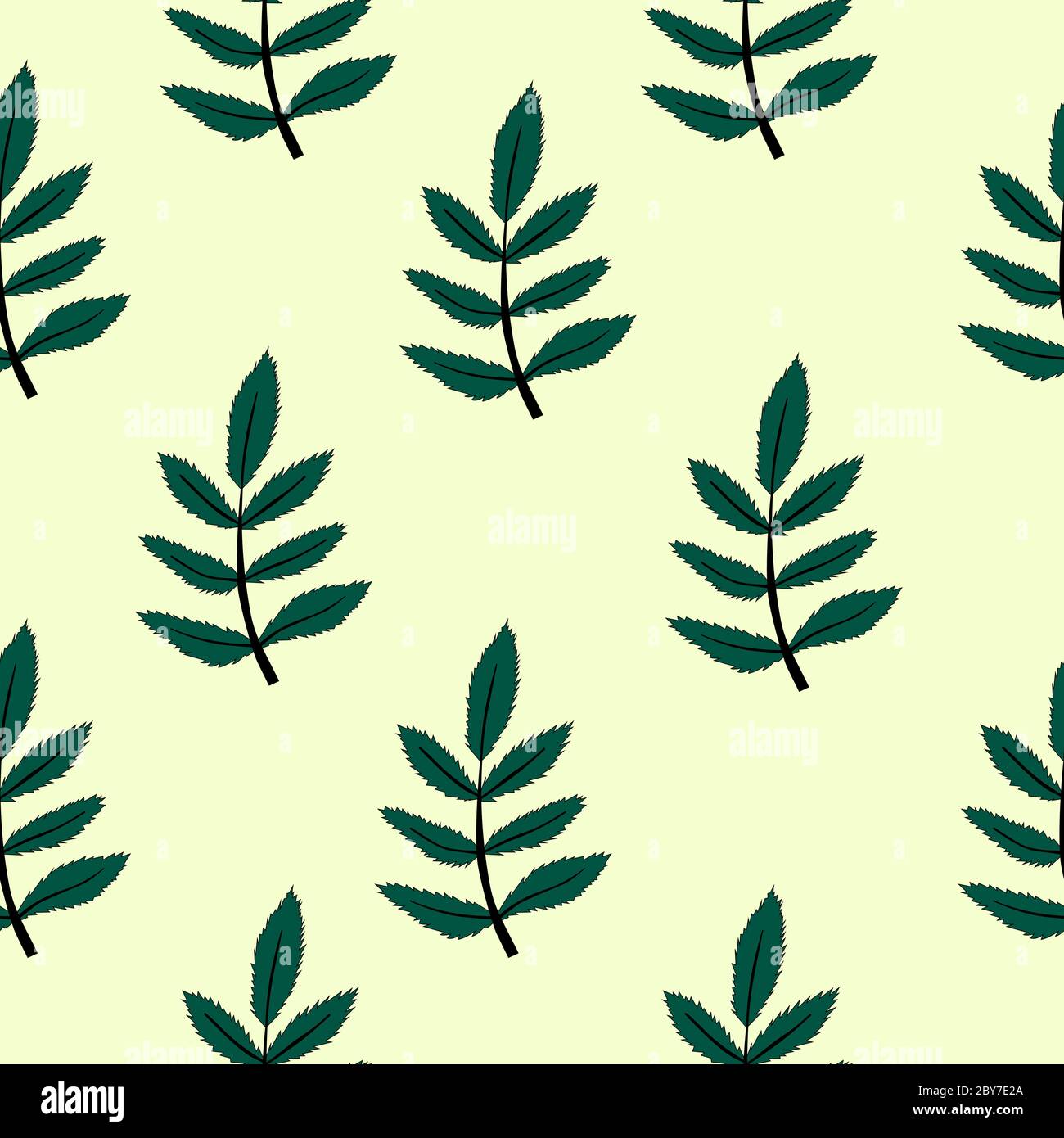 Hand drawn flower seamless pattern background. Vector Illustration ...