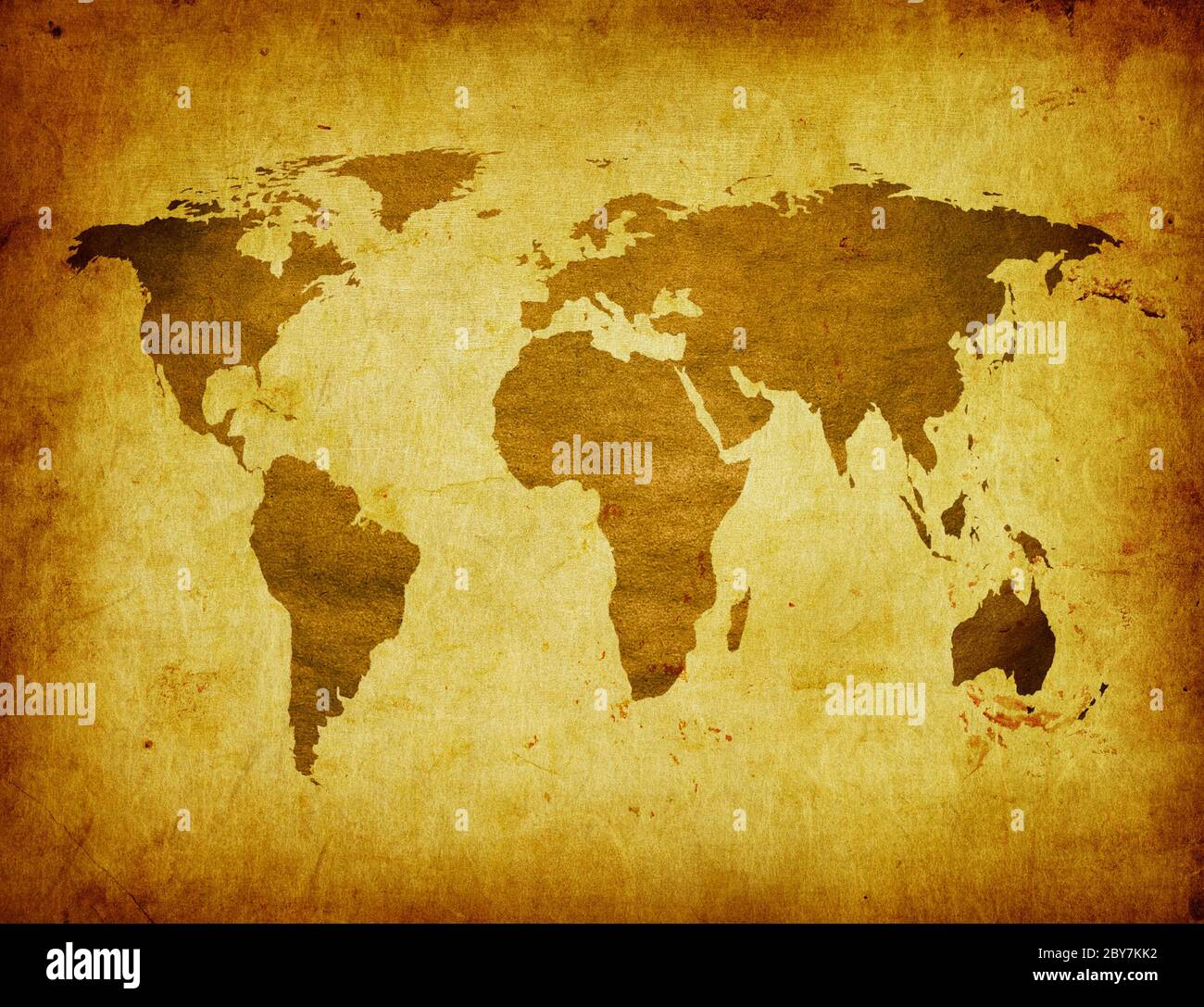 ancient map of the world Stock Photo - Alamy