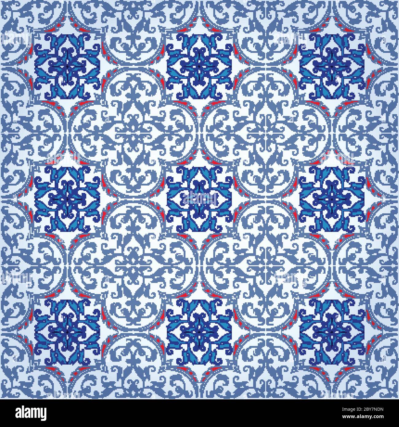 Turkish istanbul architecture tiles Stock Vector Images - Alamy