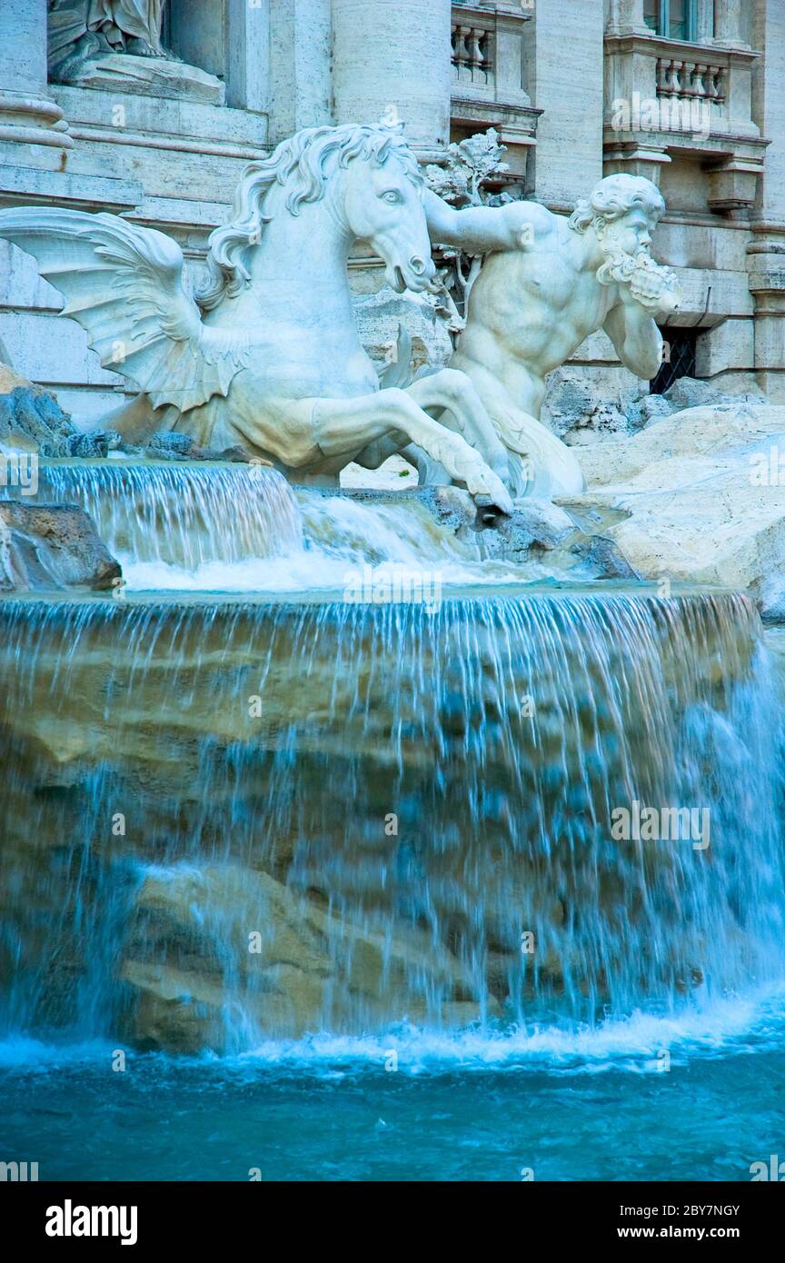 trevi fountain, rome, italy Stock Photo