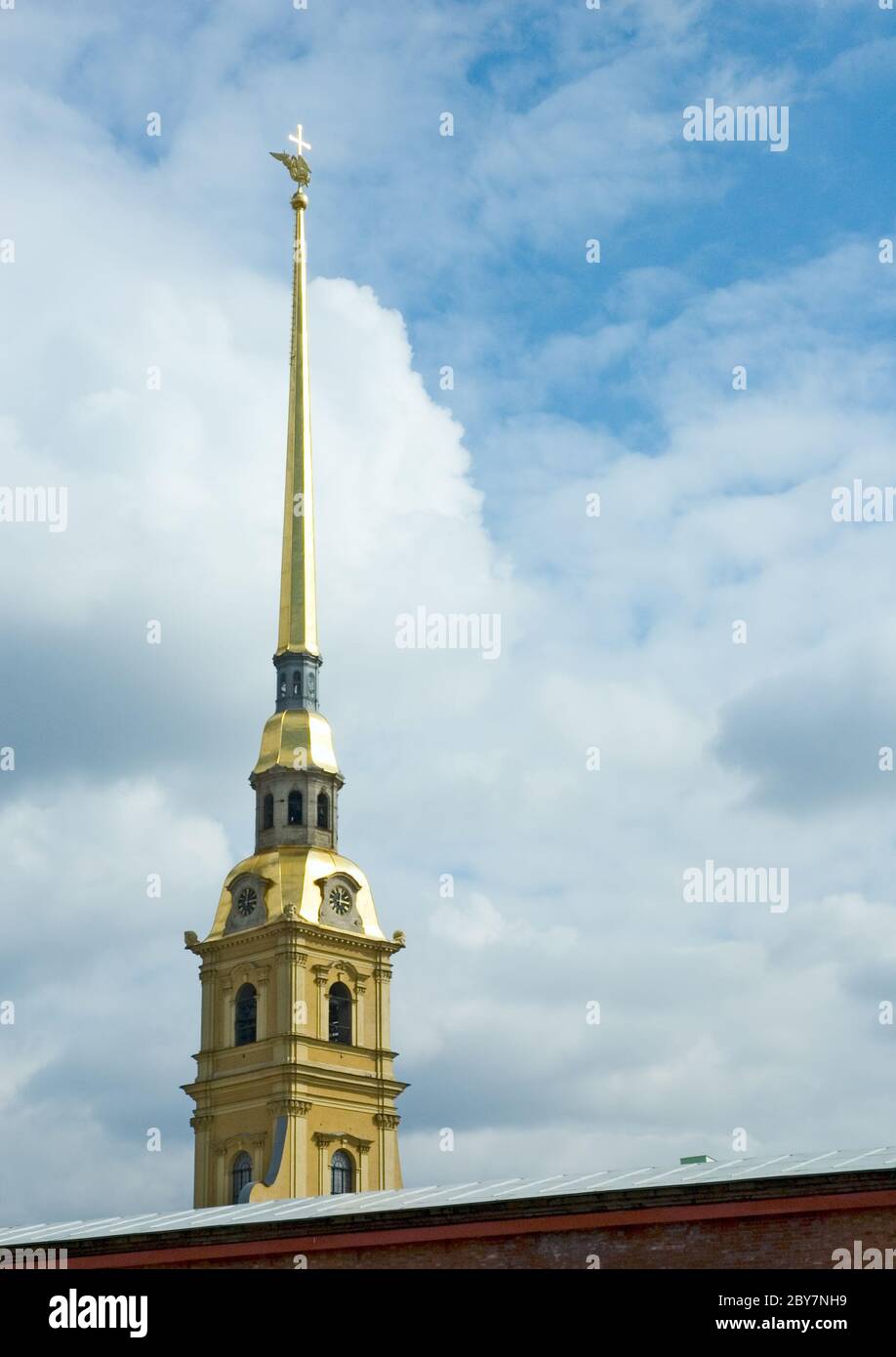 Peter and Paul fortress, the symbol of Saint Petersburg, Russia Stock Photo