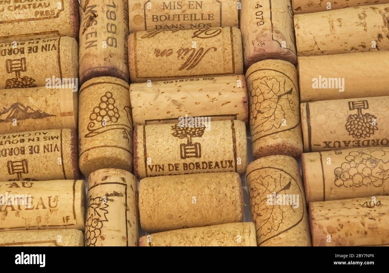 cork background Stock Photo