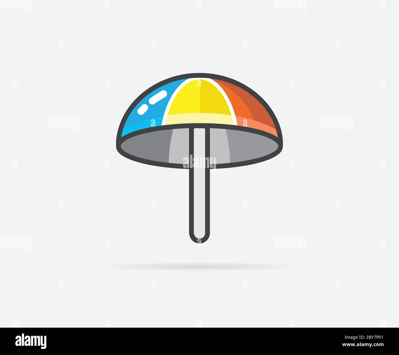 Vector Illustration of Umbrella can be used as Logo or Icon Stock ...