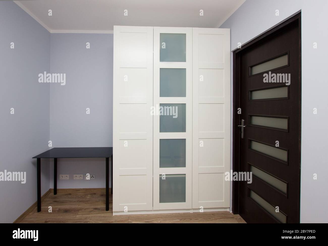 Picture of Modern apartment interior with wardrobe Stock Photo - Alamy