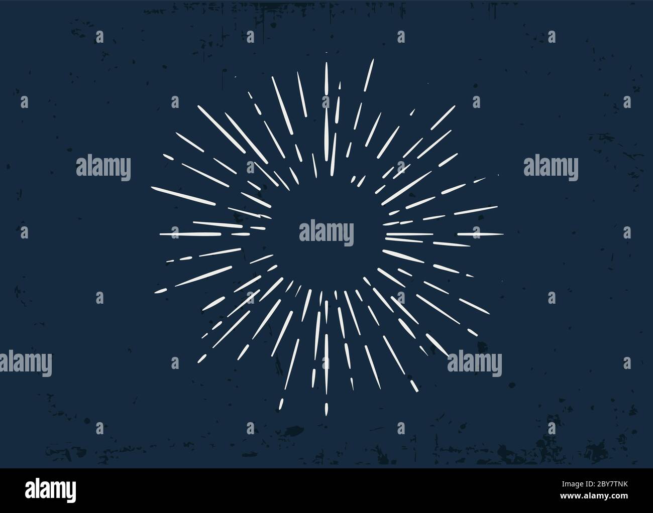 Sun burst vintage shapes of sun ray frames retro vector design elements ...